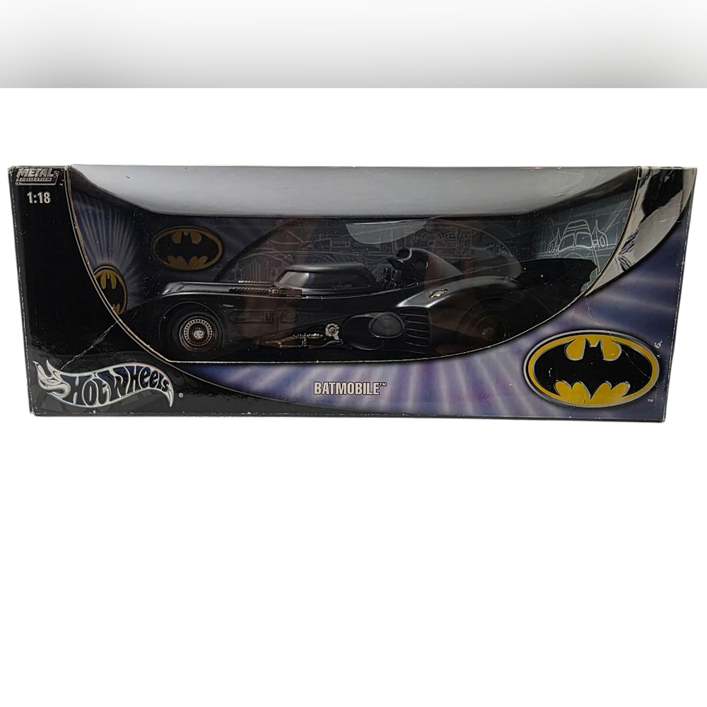Hot Wheels 1:18 Scale 2003 Release Batmobile 1989